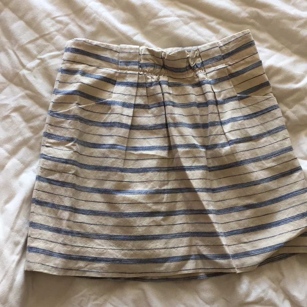 J Crew Stripe Print Skirt